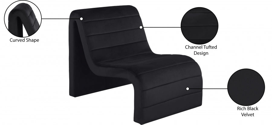 Yvi Velvet accent chair