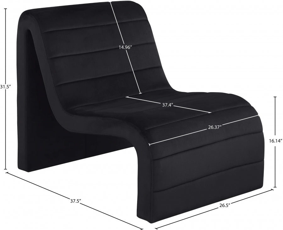 Yvi Velvet accent chair