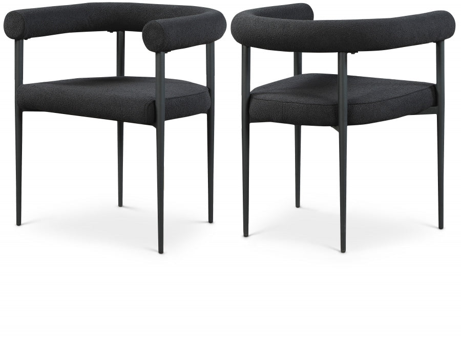 Eiuol Boucle Fabric Dining Chair