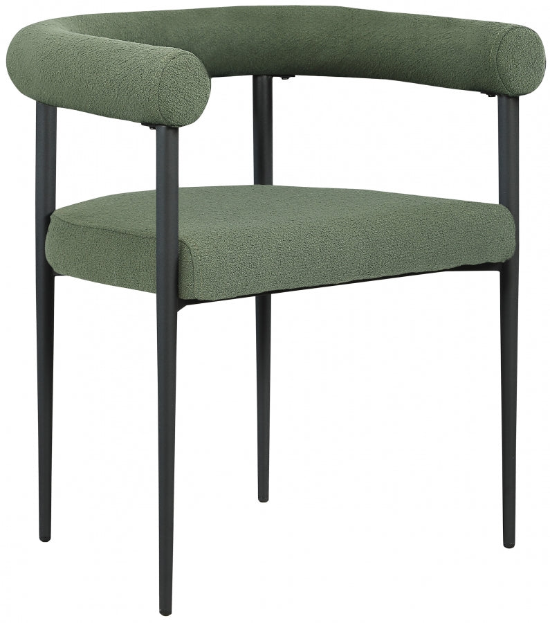 Eiuol Boucle Fabric Dining Chair