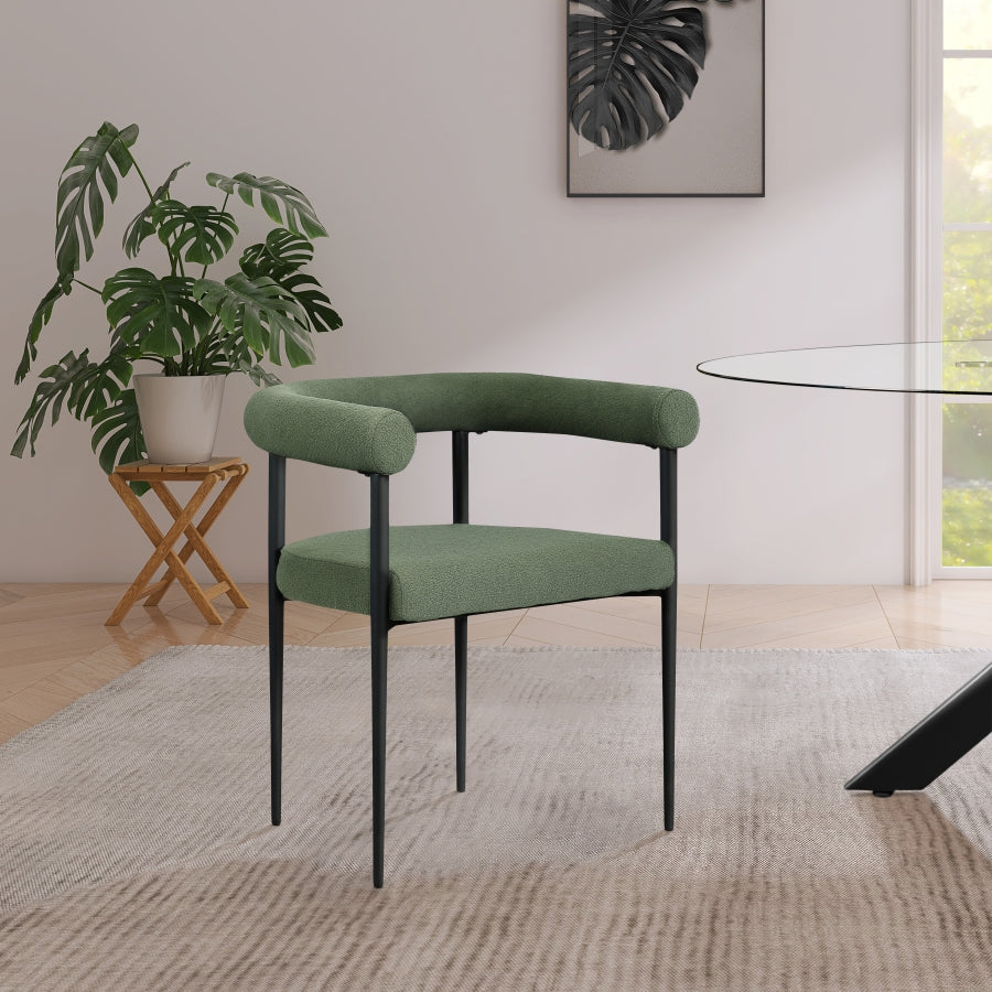 Eiuol Boucle Fabric Dining Chair