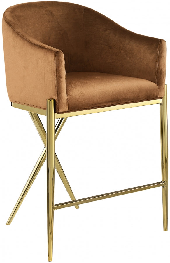 Reivax Velvet Counter Stool