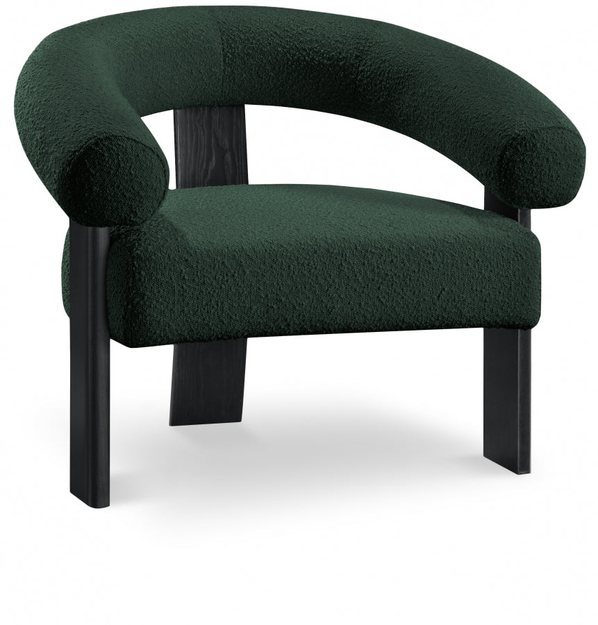 Notsniw Boucle Fabric Accent Chair