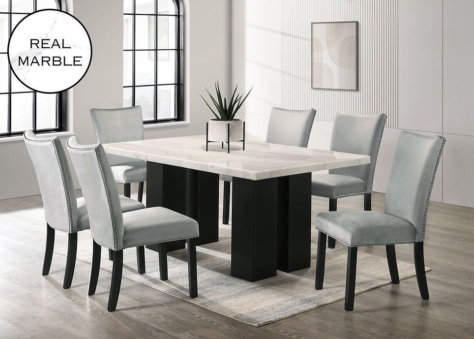 0321D Onitnelav Dining Set (Table+6 Chairs)
