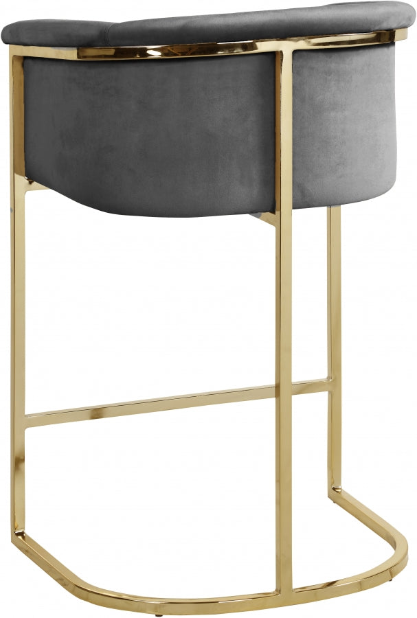 Alletanod Velvet Counter Stool