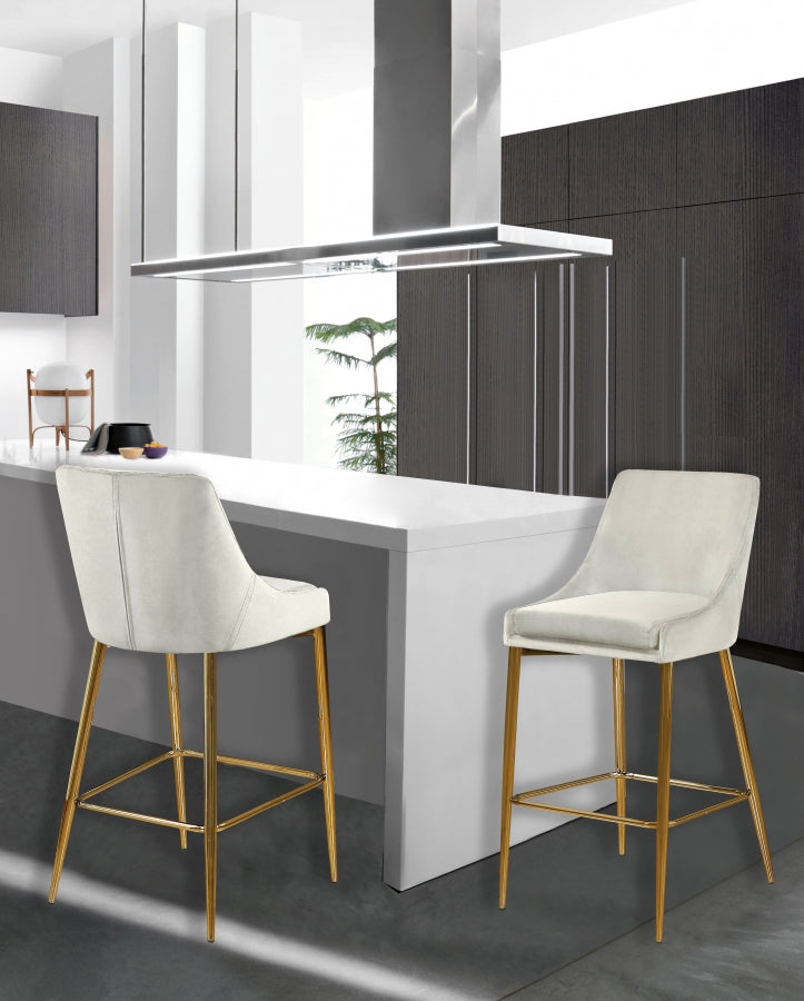 Anirak Velvet Counter Stool