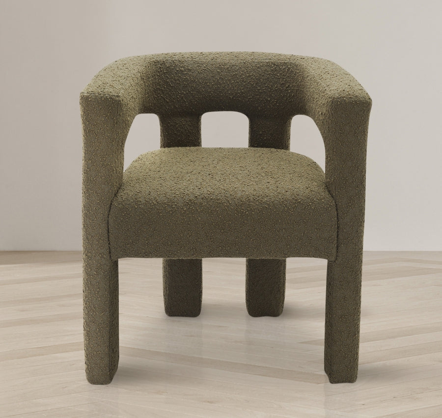 Anehta Boucle Fabric Accent | Dining Chair