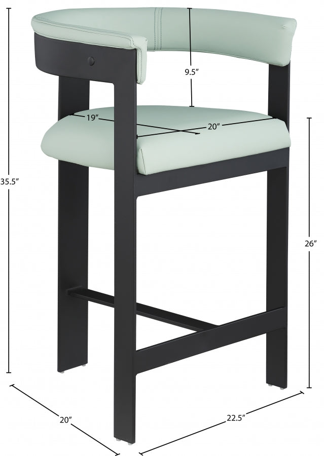 Oemor Vegan Leather Bar / Counter Stools