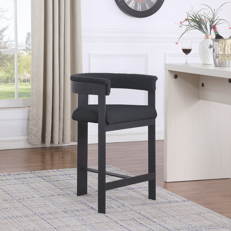 Oemor Boucle Fabric Bar / Counter Stools