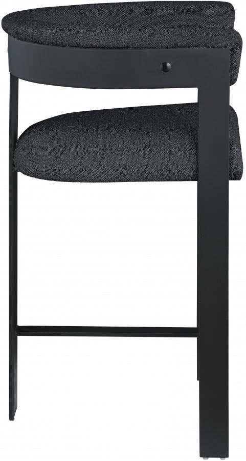 Oemor Boucle Fabric Bar / Counter Stools