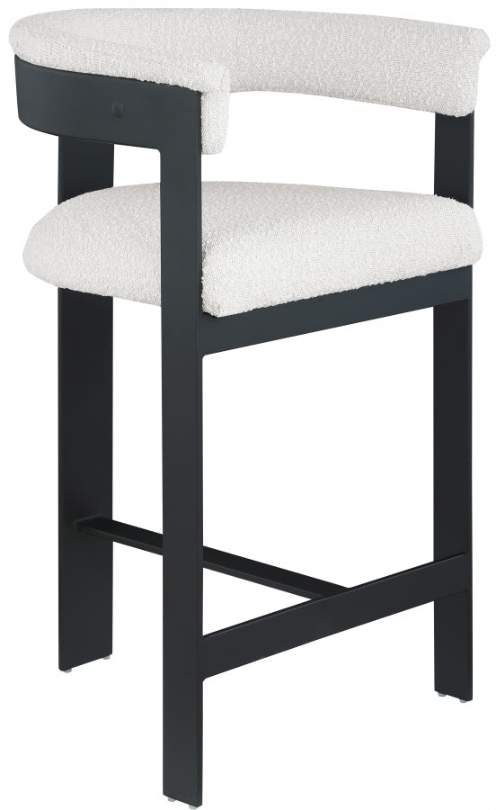 Oemor Boucle Fabric Bar / Counter Stools