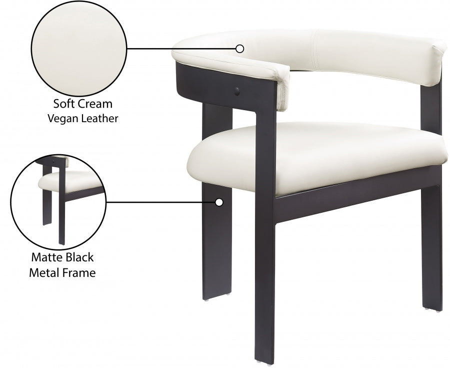 Oemor Vegan Leather Dining Chair
