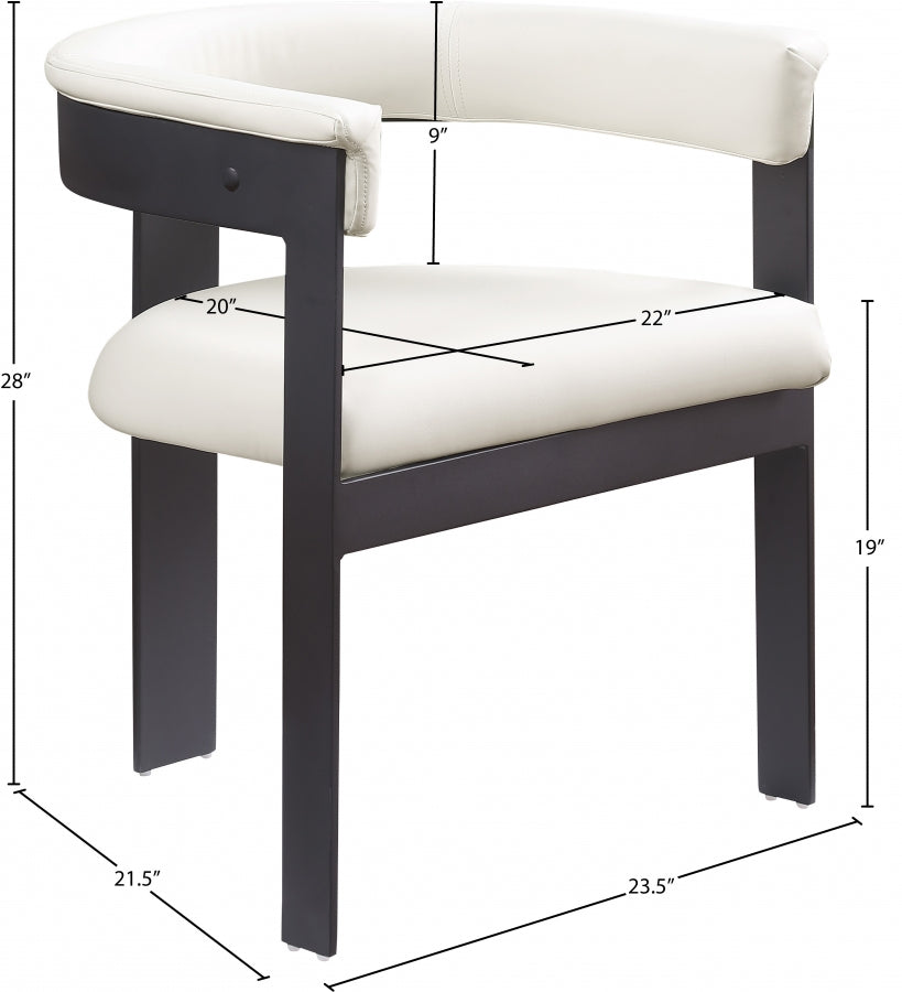 Oemor Vegan Leather Dining Chair