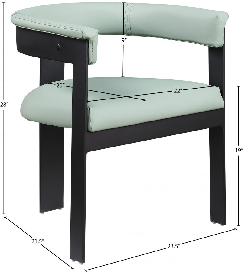 Oemor Vegan Leather Dining Chair