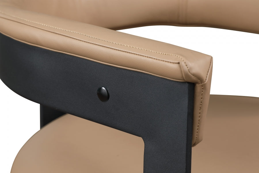 Oemor Vegan Leather Dining Chair
