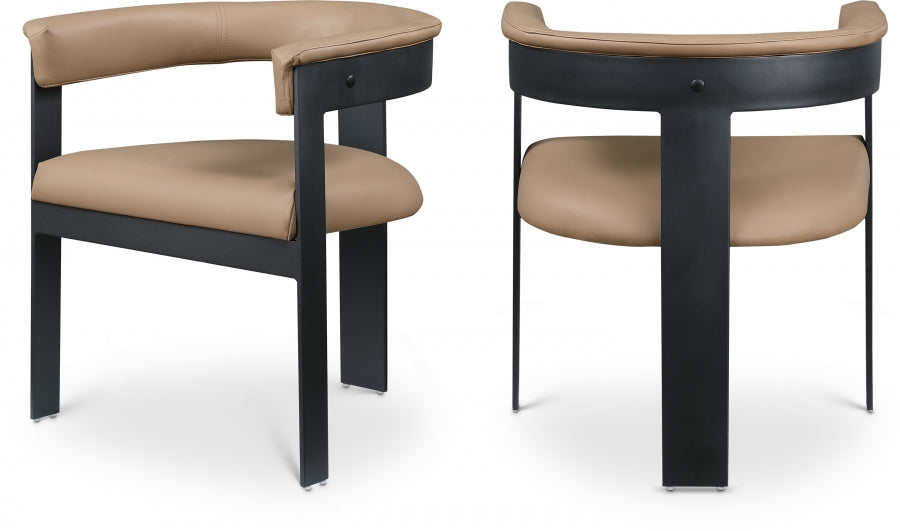 Oemor Vegan Leather Dining Chair