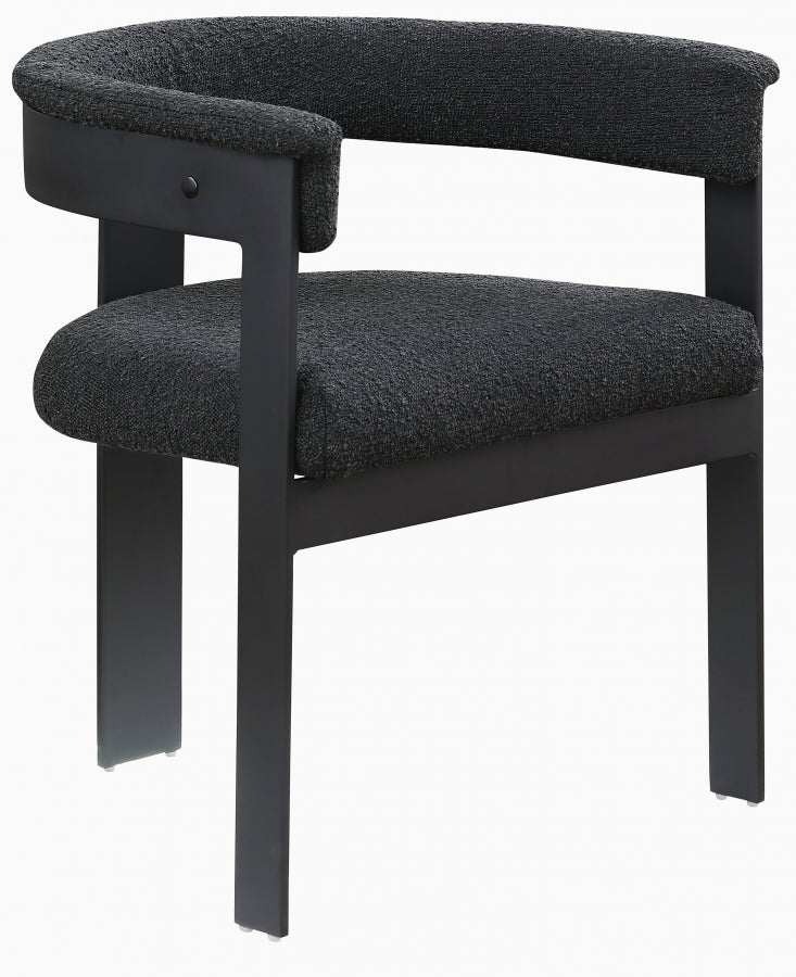 Oemor Boucle Fabric Dining Chair
