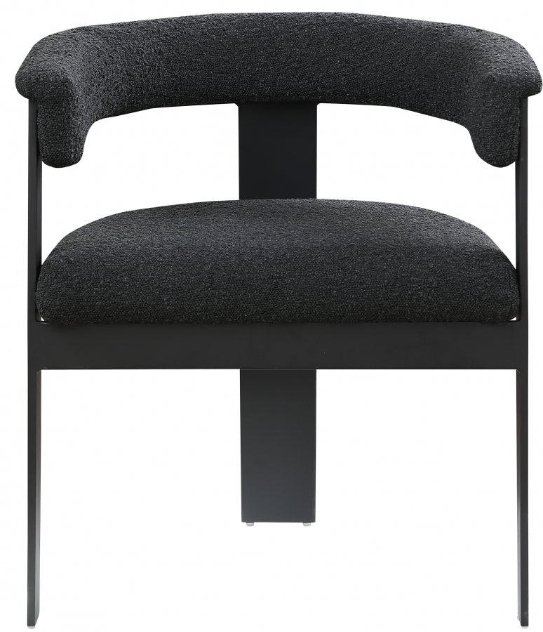 Oemor Boucle Fabric Dining Chair