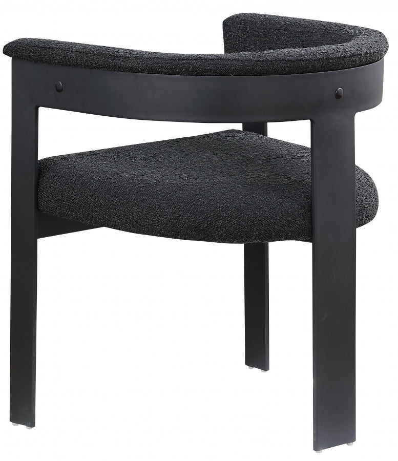Oemor Boucle Fabric Dining Chair