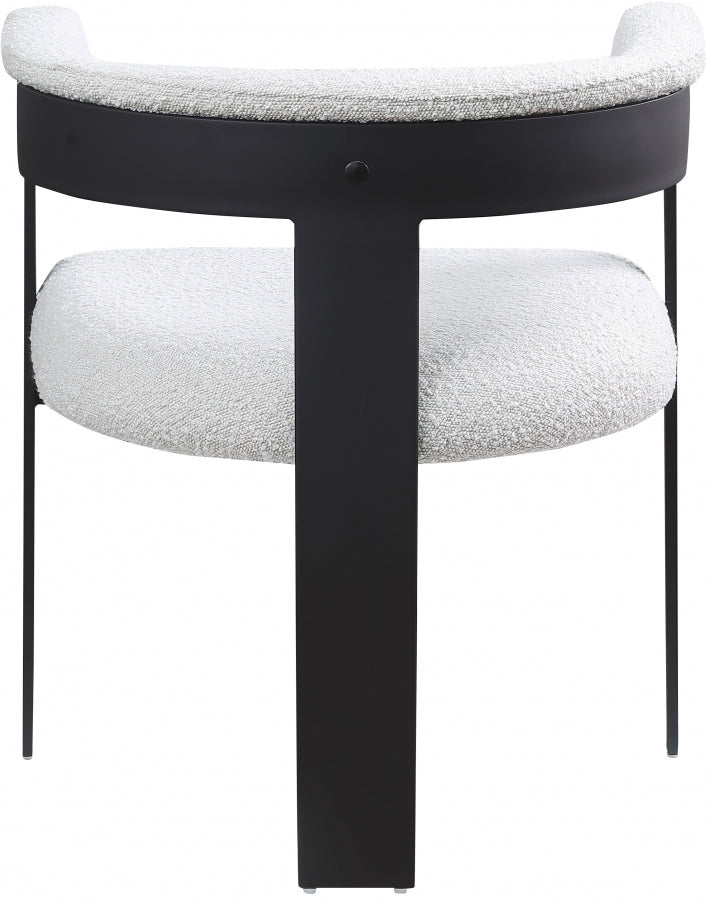 Oemor Boucle Fabric Dining Chair