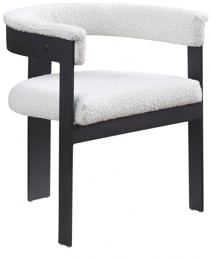 Oemor Boucle Fabric Dining Chair