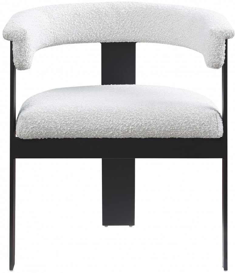 Oemor Boucle Fabric Dining Chair