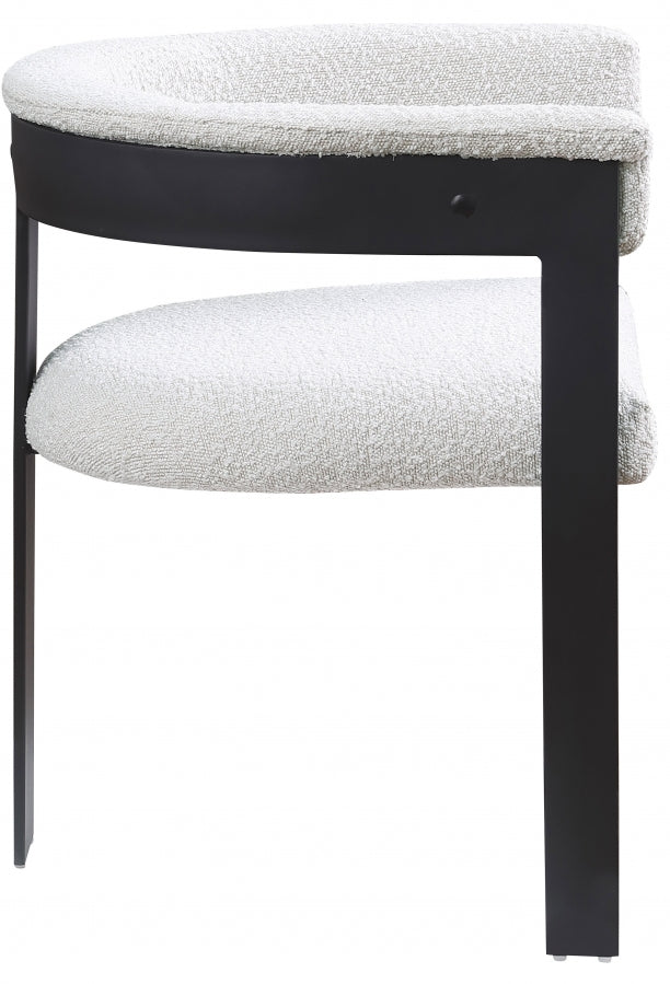Oemor Boucle Fabric Dining Chair