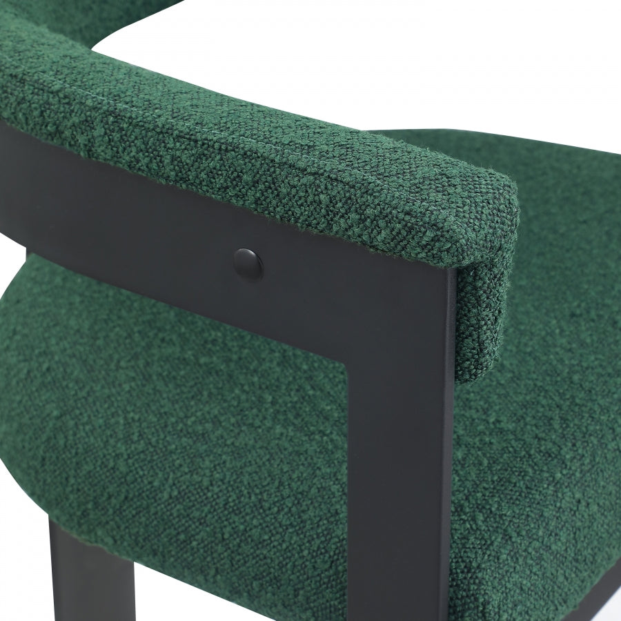 Oemor Boucle Fabric Dining Chair
