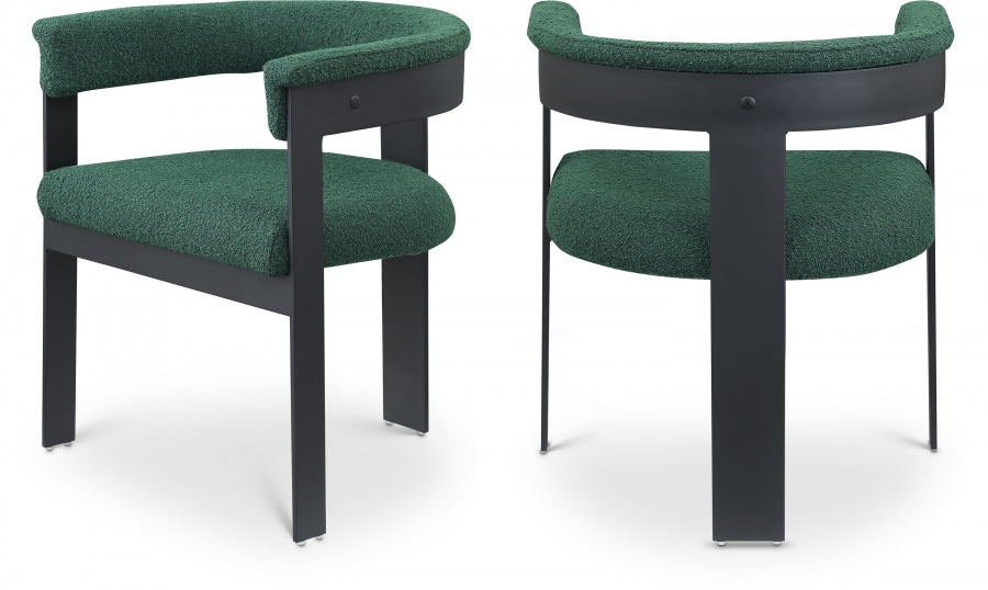 Oemor Boucle Fabric Dining Chair