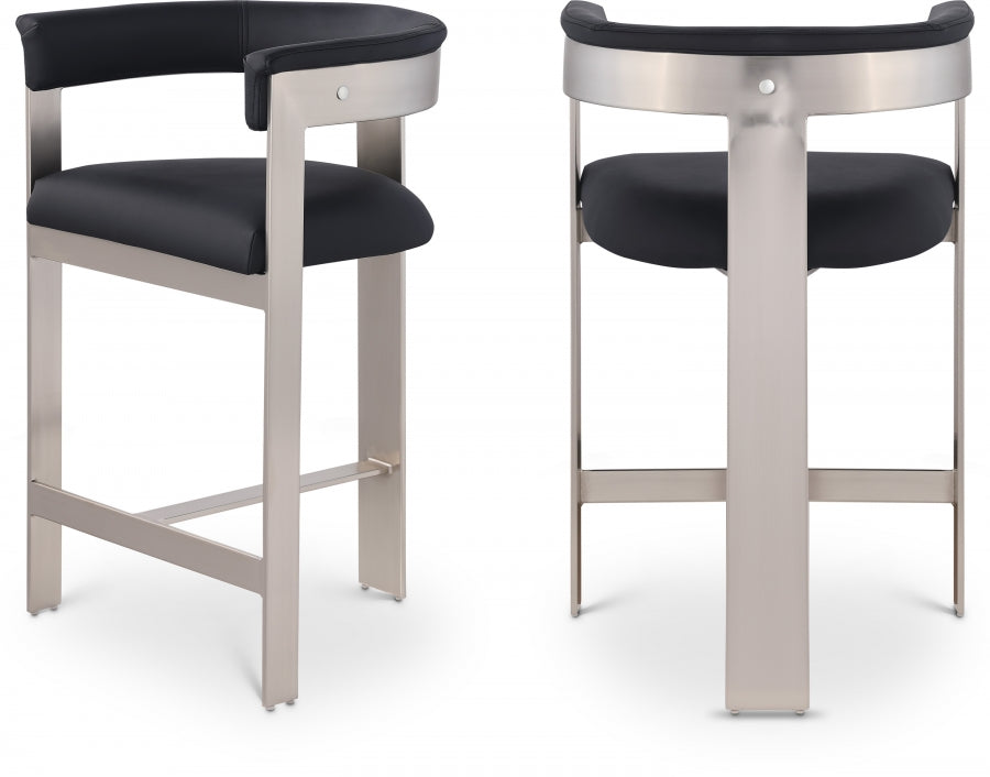 Oemor Vegan Leather Bar / Counter Stools