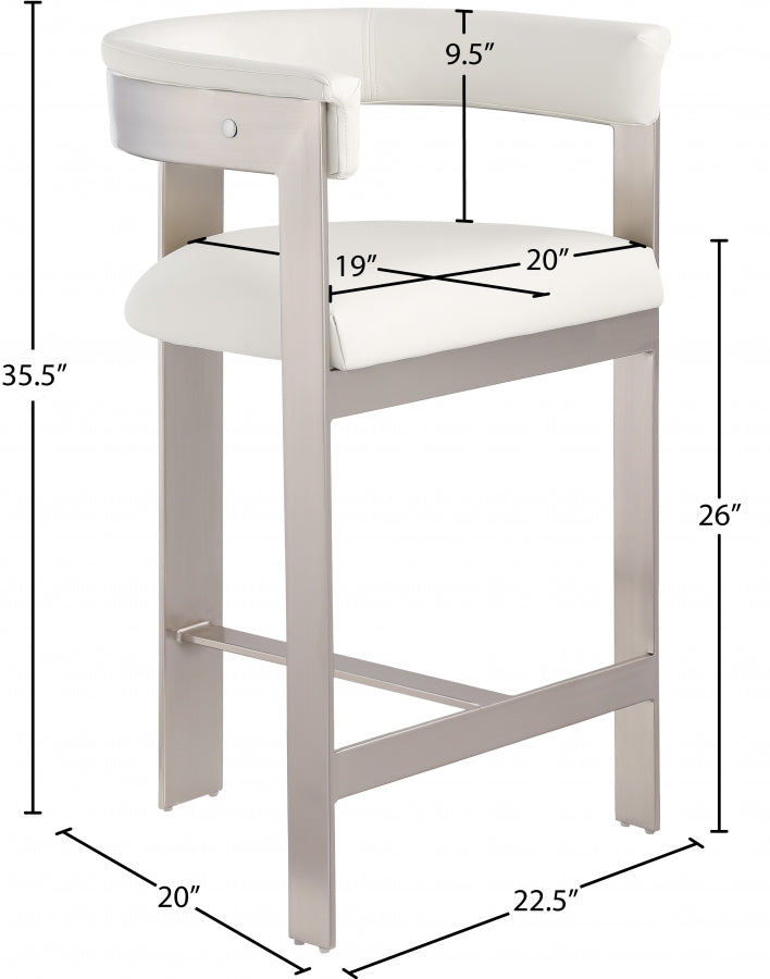Oemor Vegan Leather Bar / Counter Stools