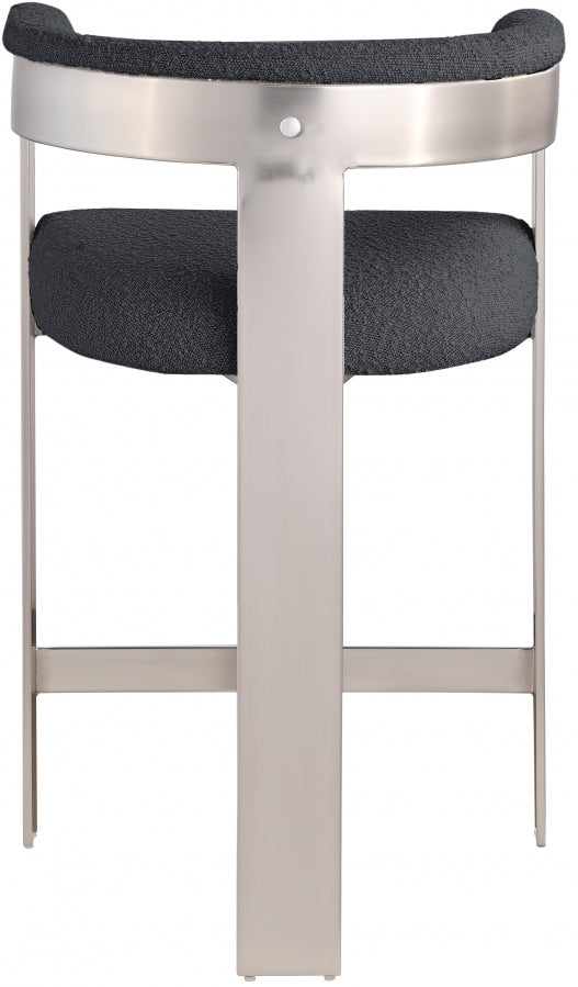 Oemor Boucle Fabric Bar / Counter Stools