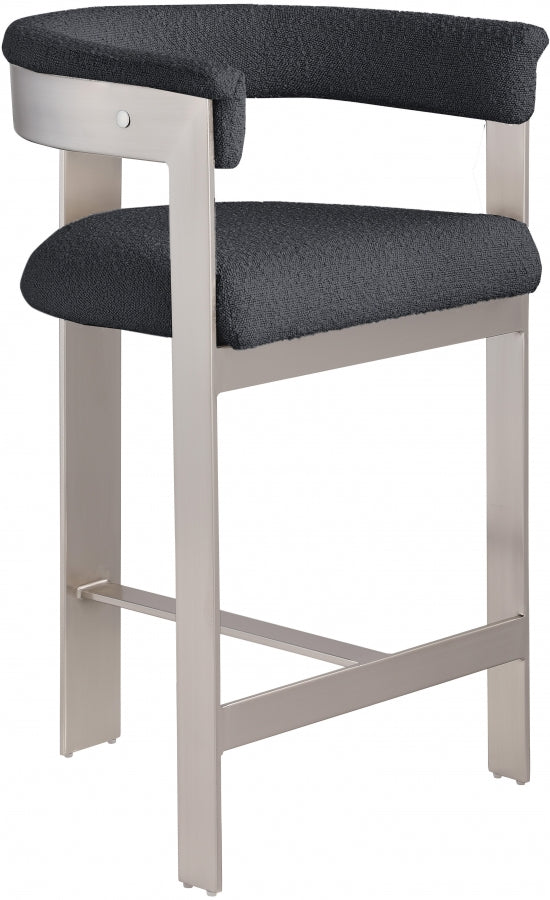Oemor Boucle Fabric Bar / Counter Stools