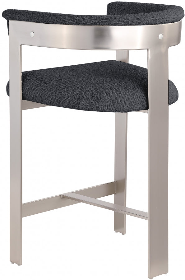 Oemor Boucle Fabric Bar / Counter Stools