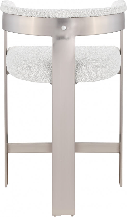 Oemor Boucle Fabric Bar / Counter Stools