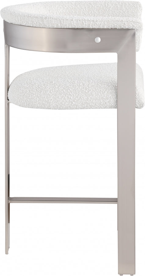 Oemor Boucle Fabric Bar / Counter Stools
