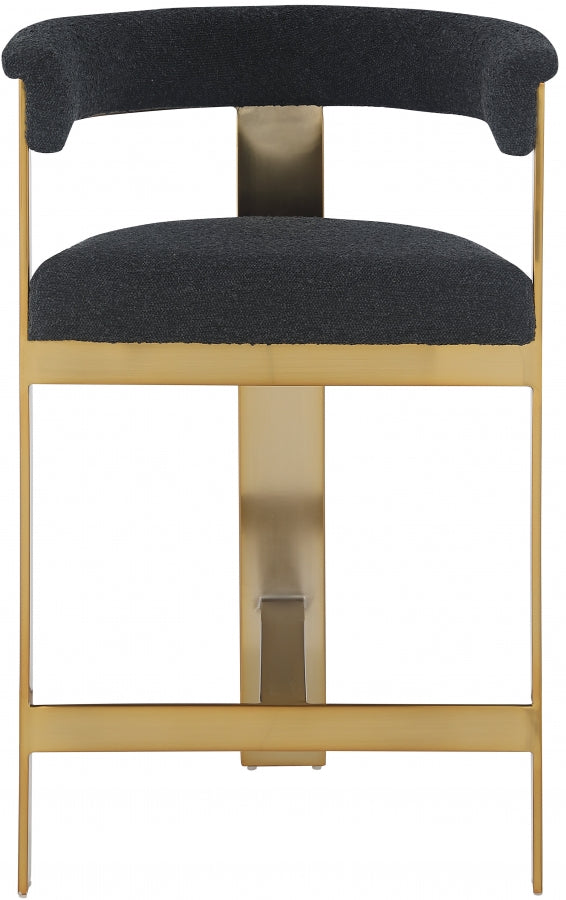 Oemor Boucle Fabric Bar / Counter Stools