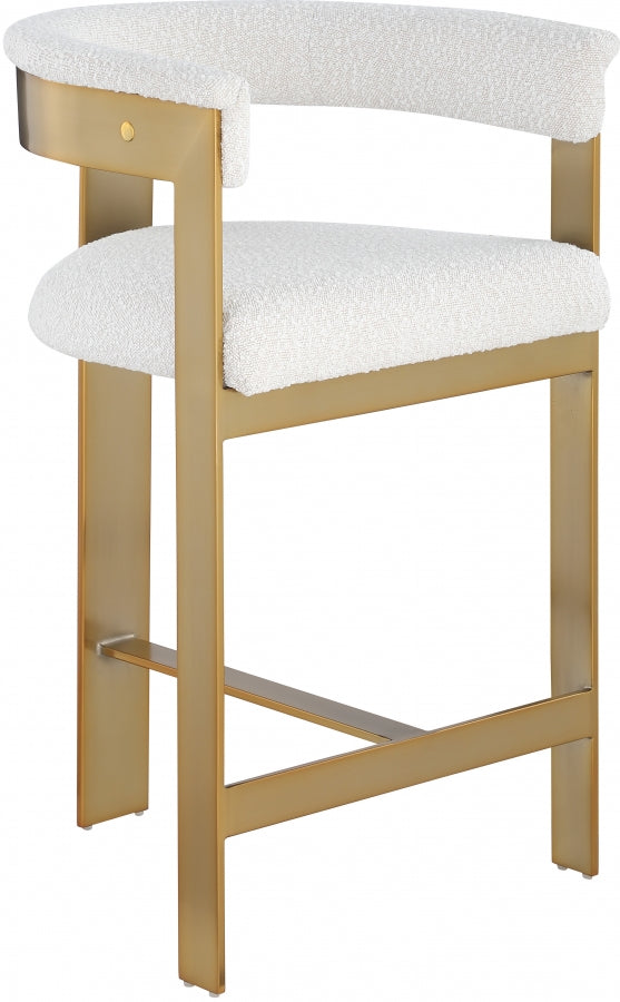 Oemor Boucle Fabric Bar / Counter Stools
