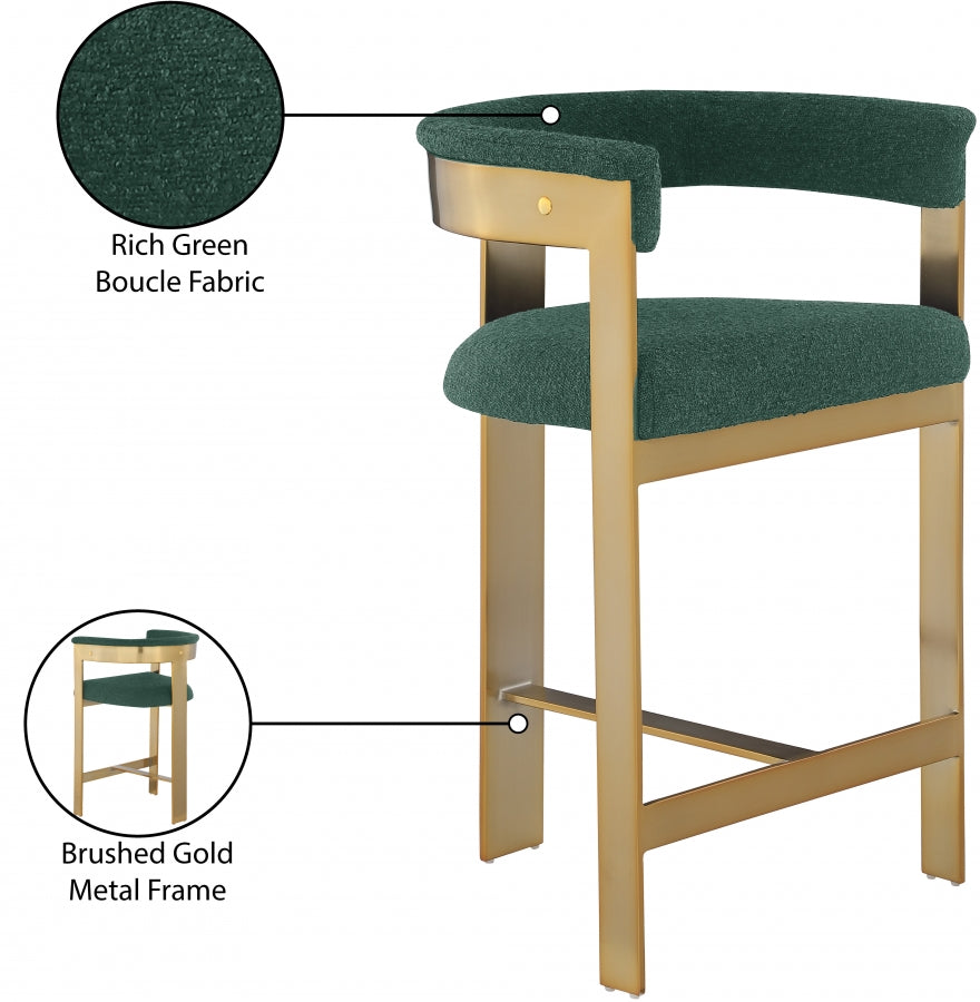 Oemor Boucle Fabric Bar / Counter Stools