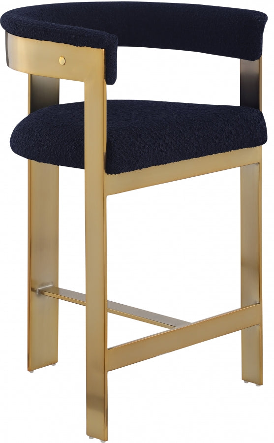Oemor Boucle Fabric Bar / Counter Stools