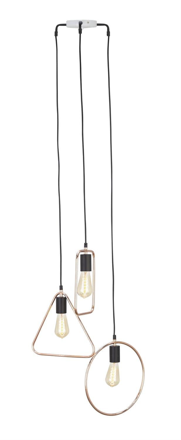 Silver Iron Contemporary Pendant
