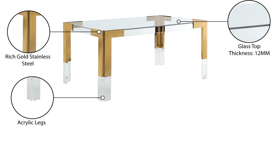 Repsac Gold dining table