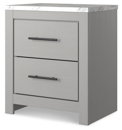 2911B Grubnottoc Two Drawer Night Stand