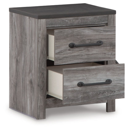 0921B Naynorb Two Drawer Night Stand