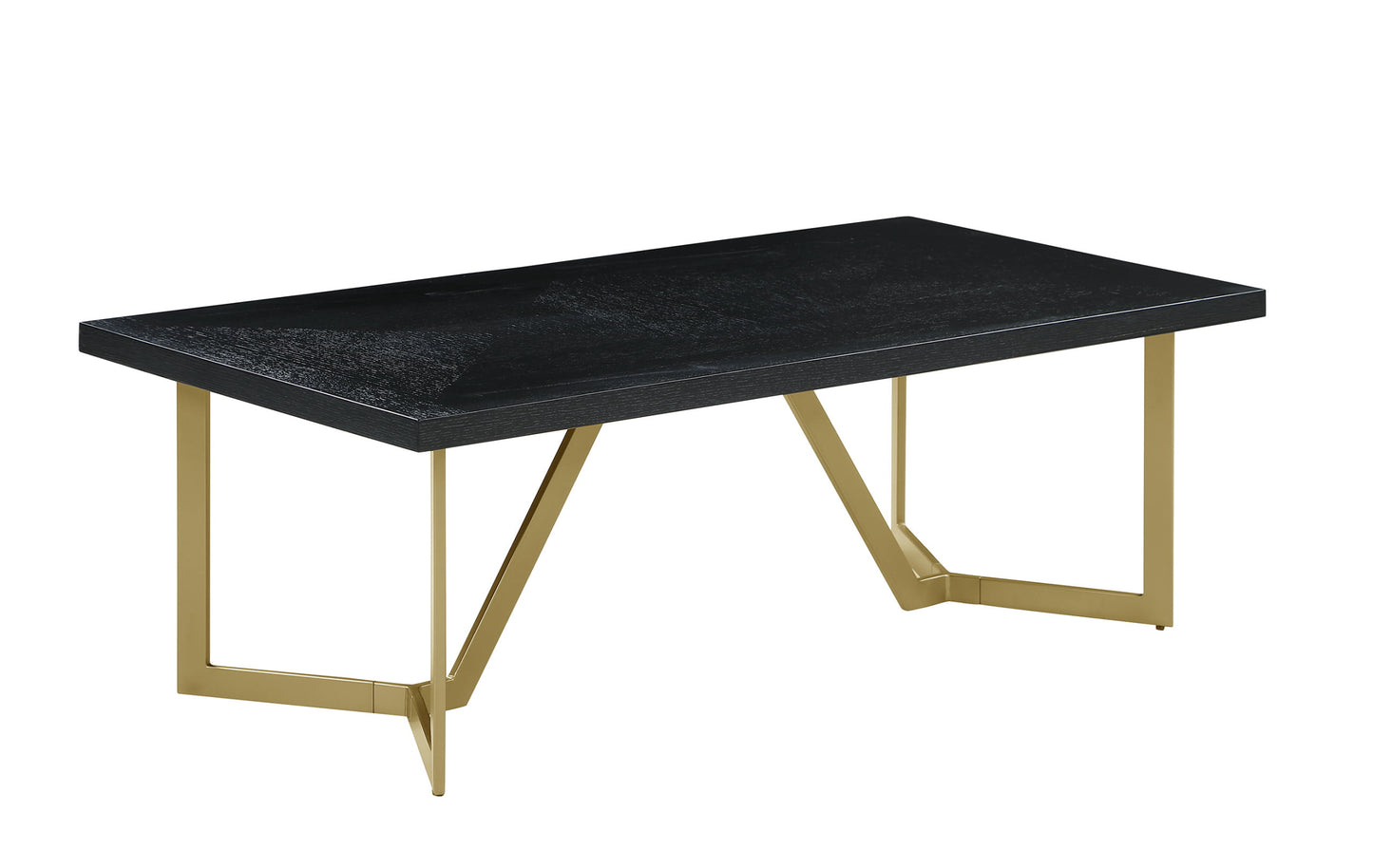 2-1-082TC Black Wood Coffee Table Set