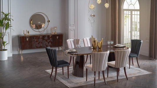 Azalp Dinning Set With 6 Chairs