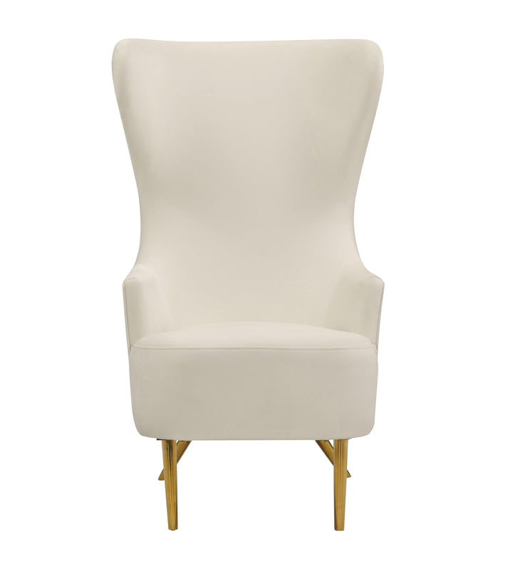 Ailuj Velvet Wingback Chair