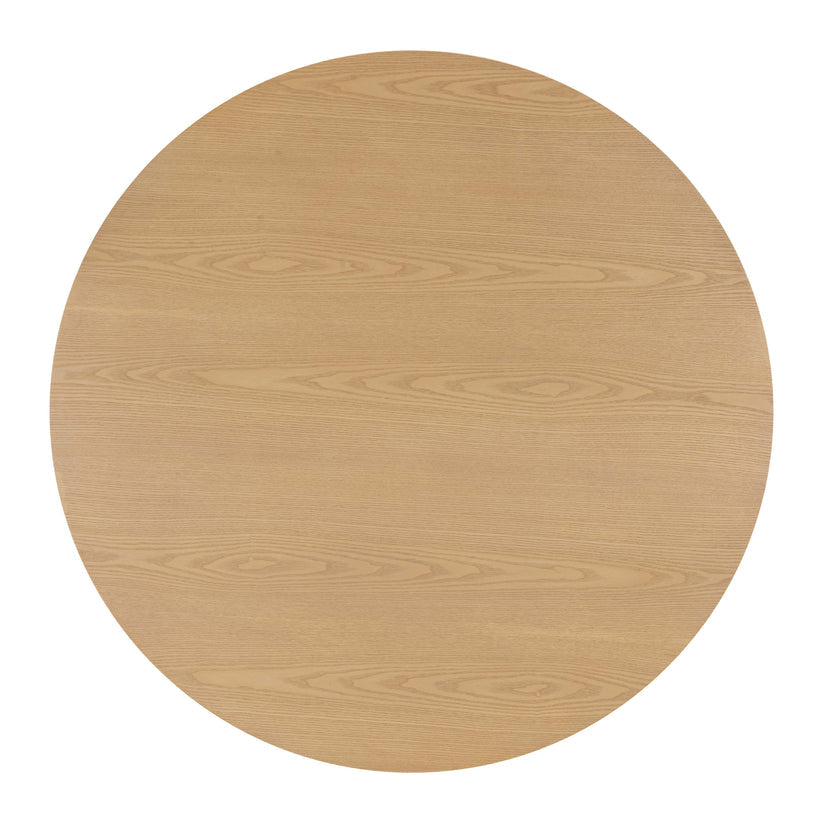 Abika Natural Ash & Rattan 47" Round Dining Table