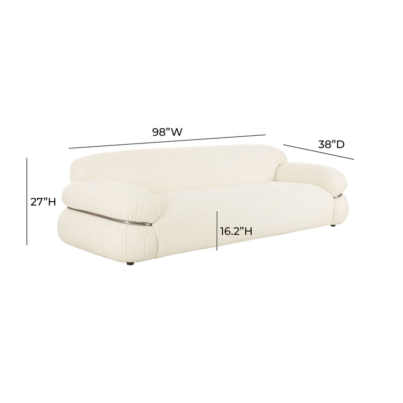 Alyel Cream Boucle Sofa