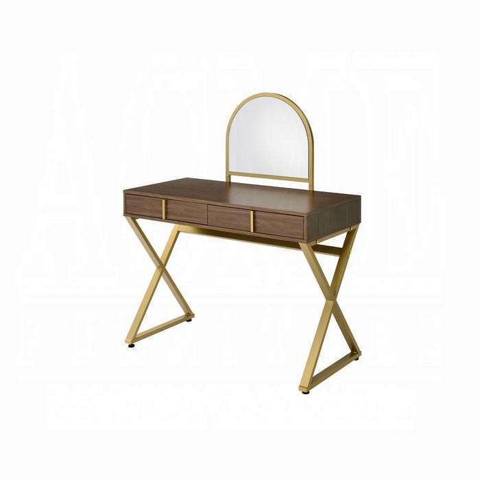 56600AC Vanity Desk W/Mirror & Jewelry Tray